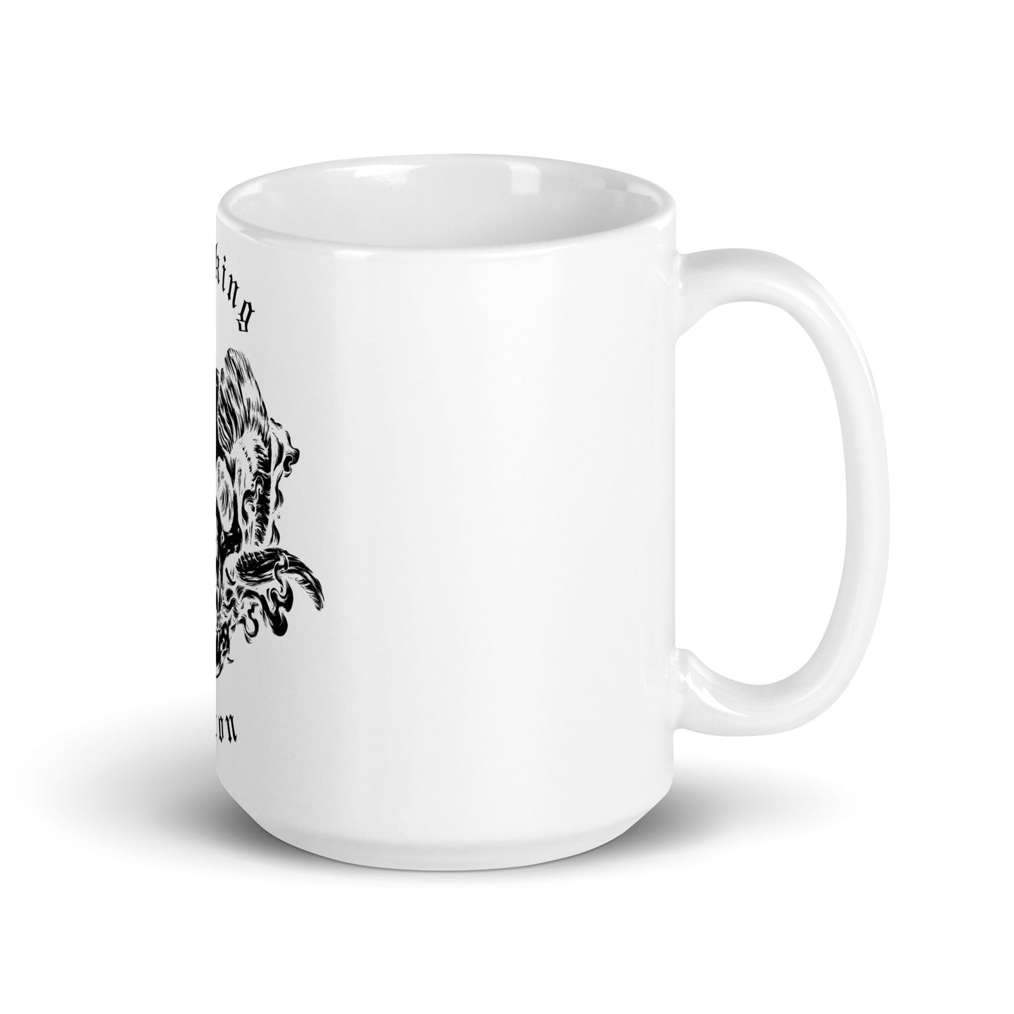 Smoking Demon Classic White Mug